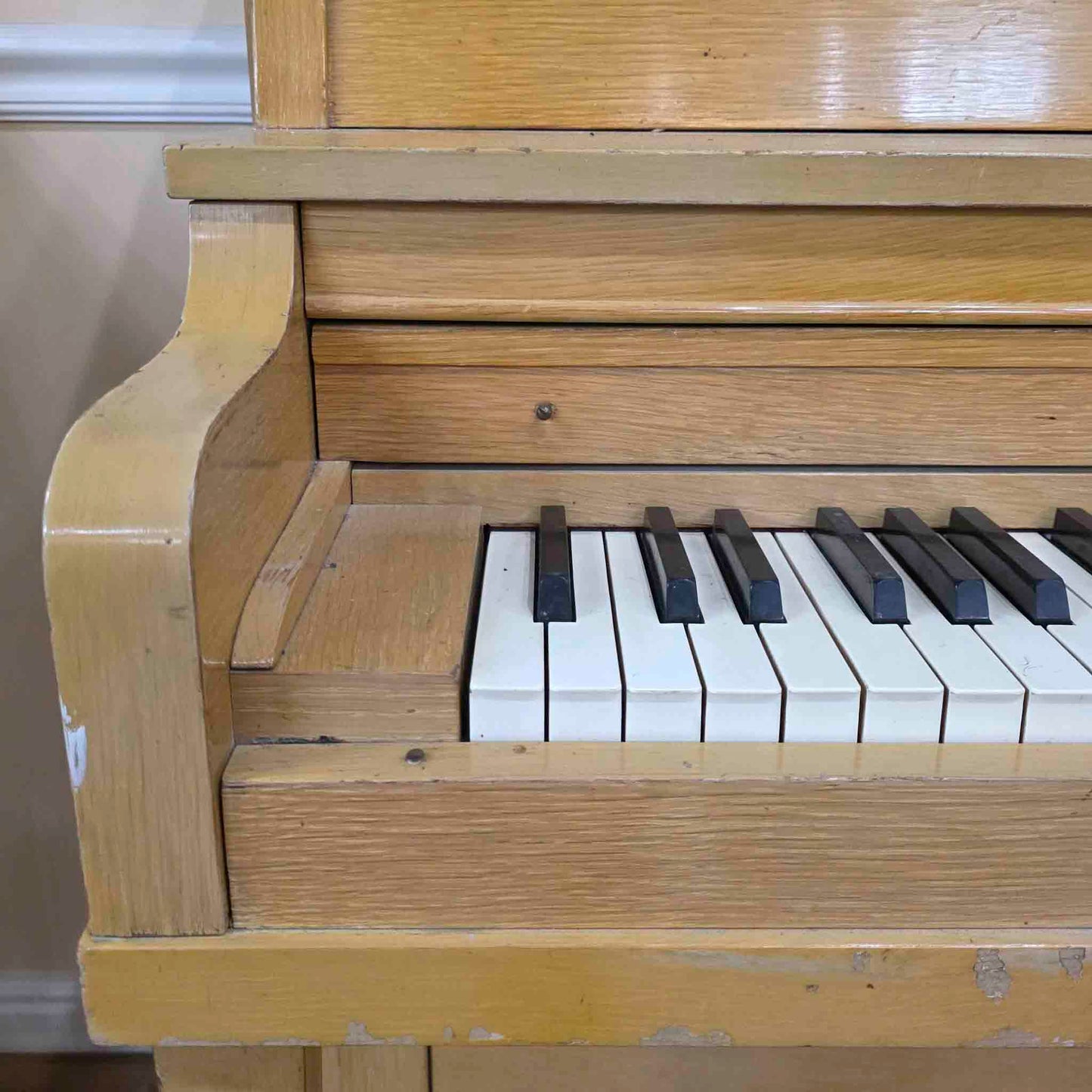 HEIRLOOM RESTORATION 1954 Kohler & Campbell 46" Light Oak Commissioned Studio Piano