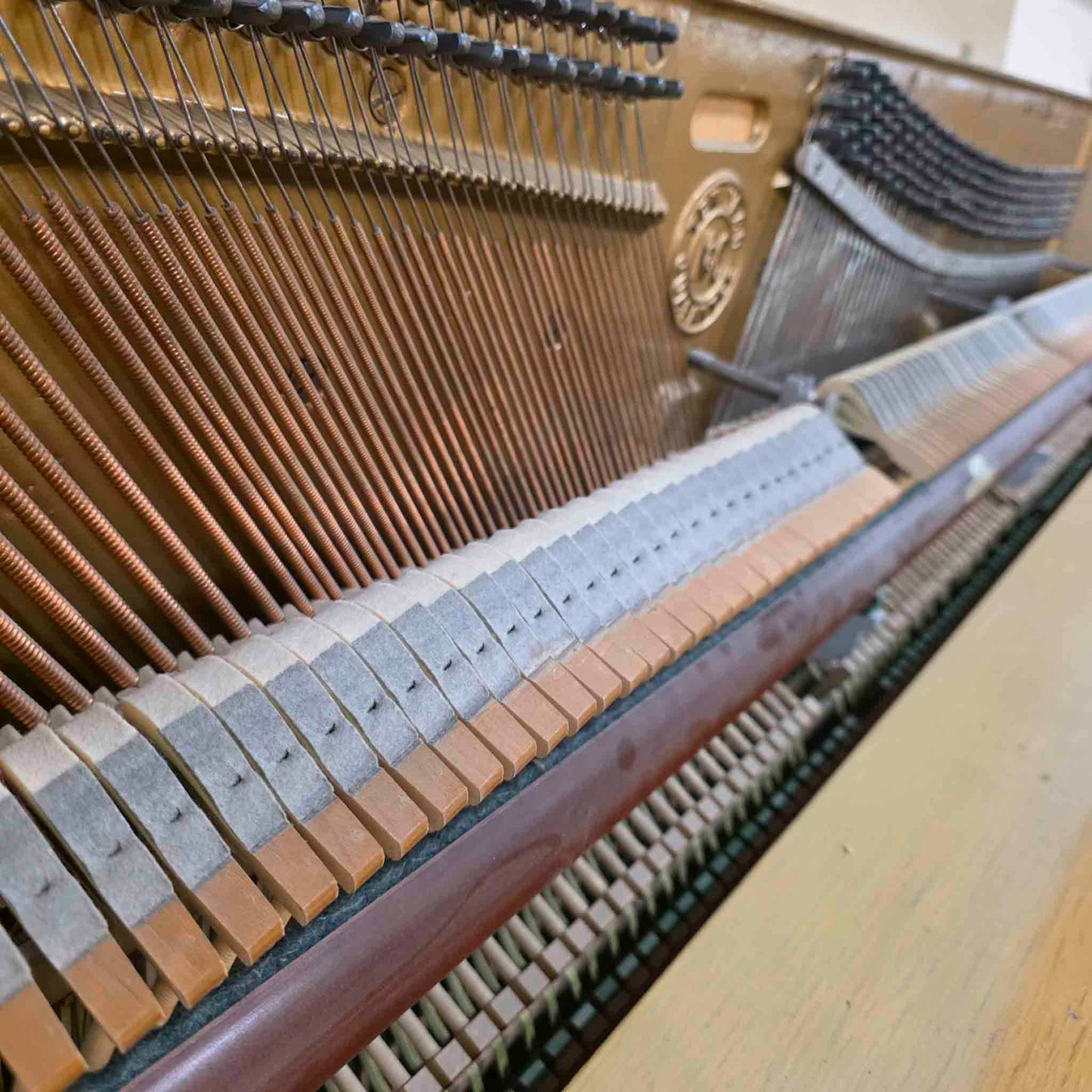 HEIRLOOM RESTORATION 1954 Kohler & Campbell 46" Light Oak Commissioned Studio Piano