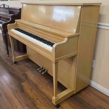 HEIRLOOM RESTORATION 1954 Kohler & Campbell 46" Light Oak Commissioned Studio Piano