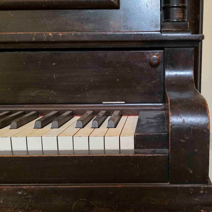 CURRENT SHOP WORK 1909 Conway 57" Wood Finish Commissioned Upright Piano