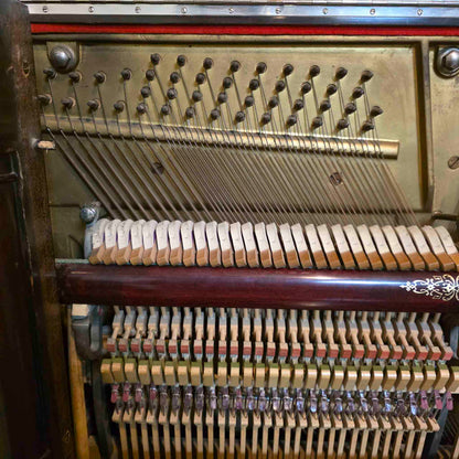 CURRENT SHOP WORK 1909 Conway 57" Wood Finish Commissioned Upright Piano