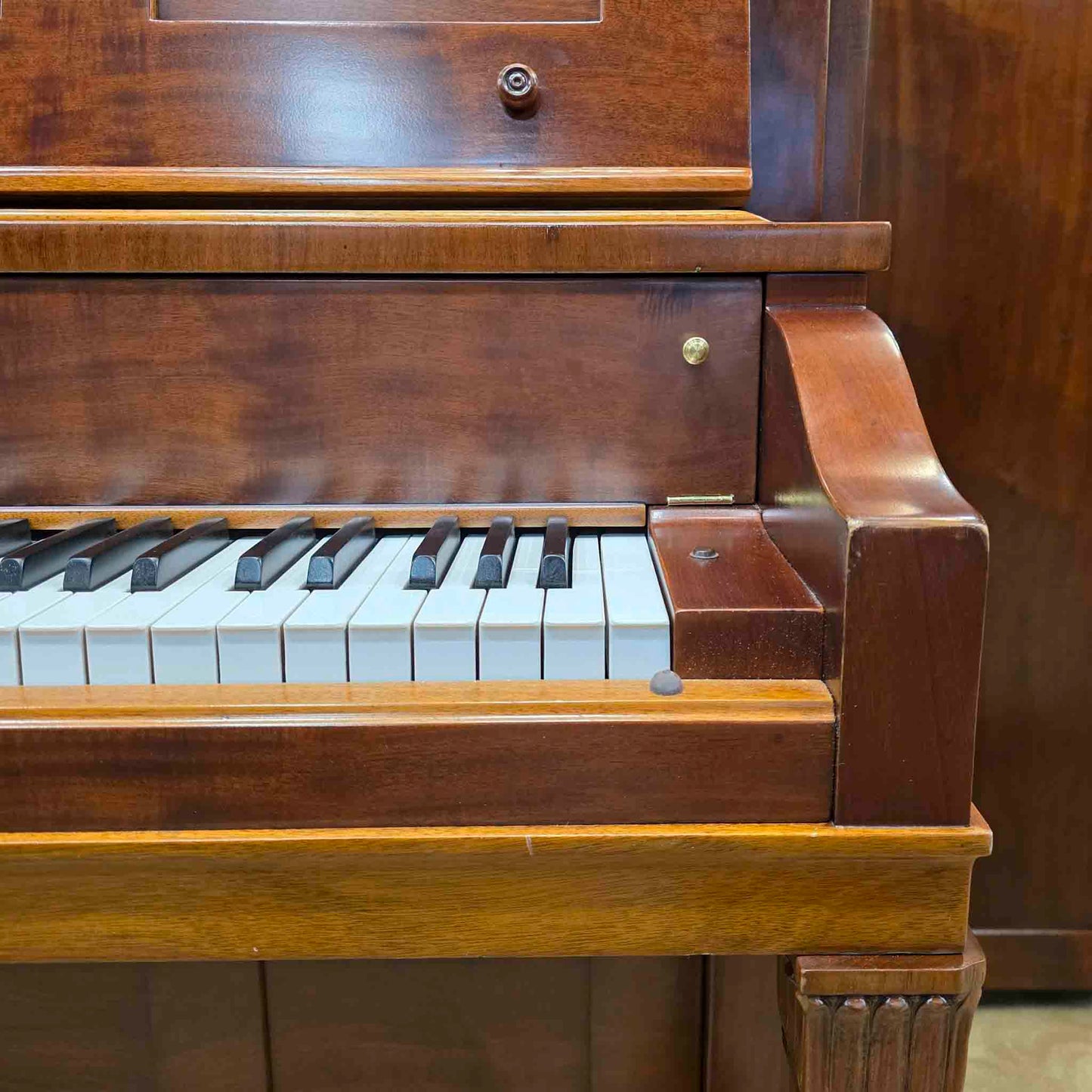 1906 Everett 53" Wood Finish Upright Piano