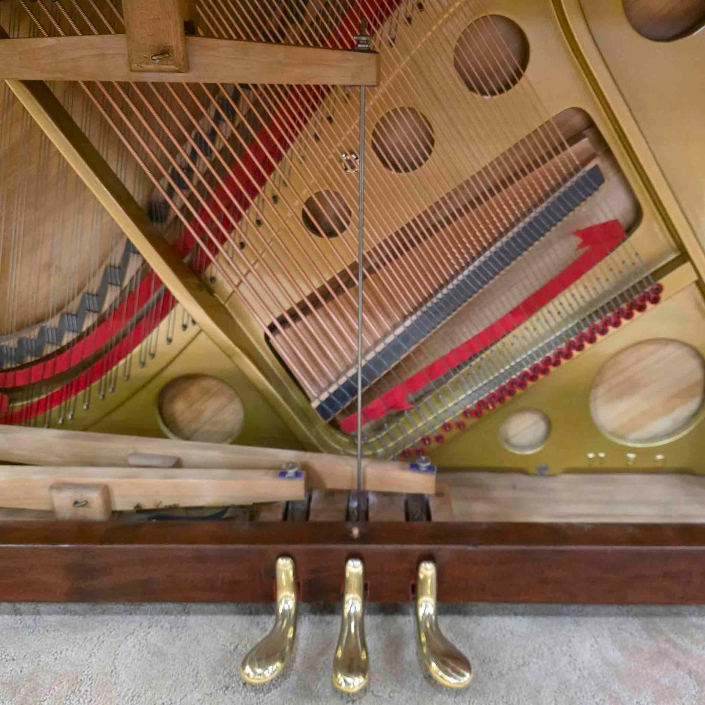 1906 Everett 53" Wood Finish Upright Piano