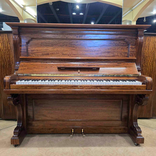 1910 Steinway & Sons 53" Walnut Finish Upright Piano