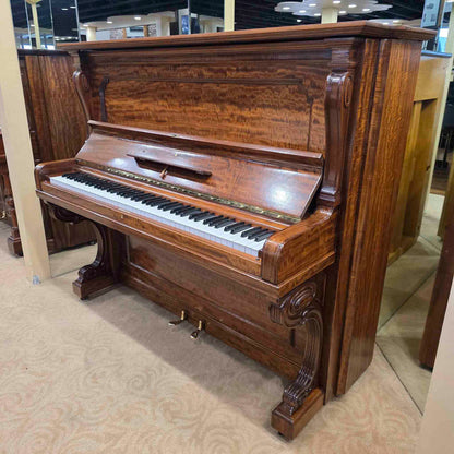 1910 Steinway & Sons 53" Walnut Finish Upright Piano