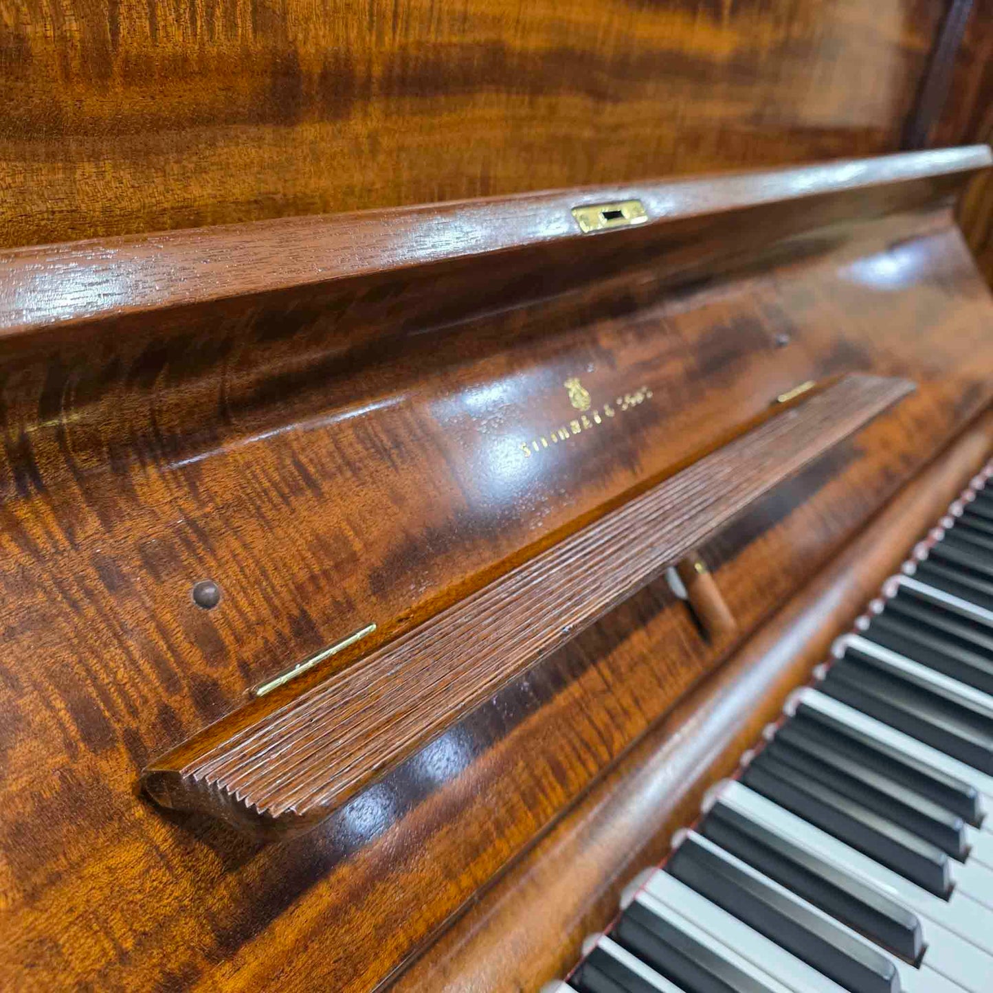 1910 Steinway & Sons 53" Walnut Finish Upright Piano