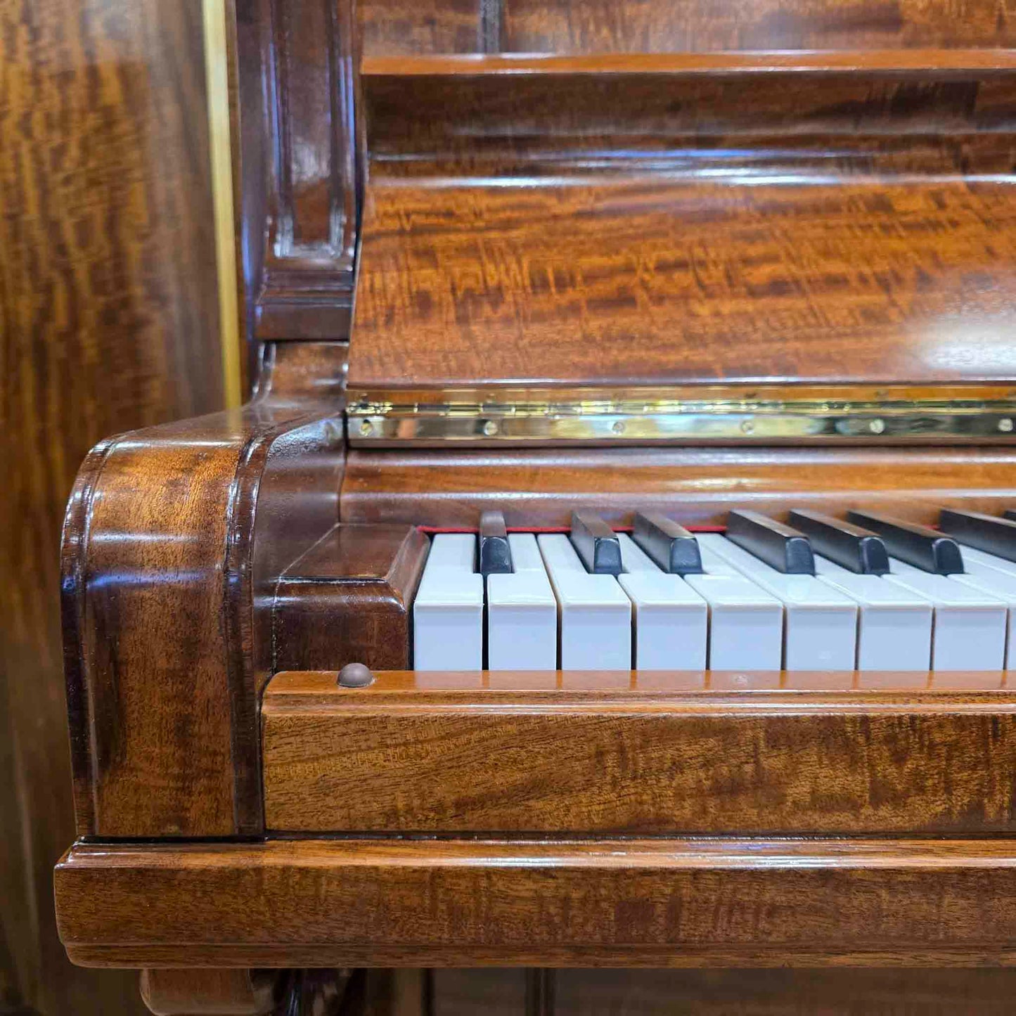 1910 Steinway & Sons 53" Walnut Finish Upright Piano