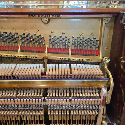 1910 Steinway & Sons 53" Walnut Finish Upright Piano