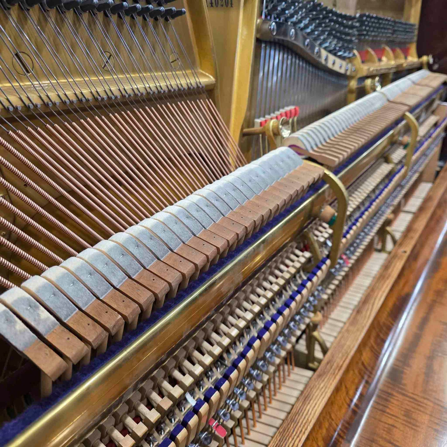 1910 Steinway & Sons 53" Walnut Finish Upright Piano