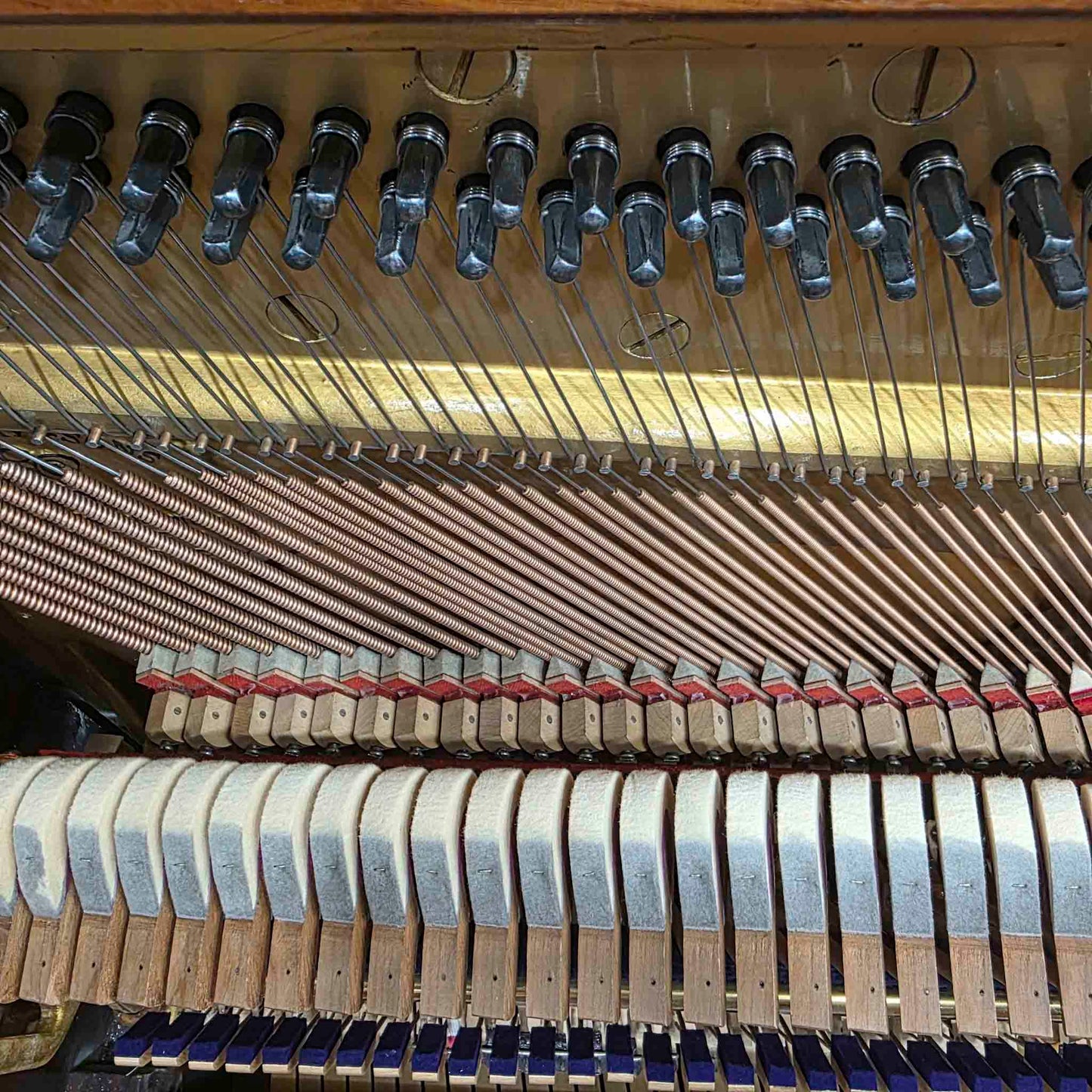 1910 Steinway & Sons 53" Walnut Finish Upright Piano