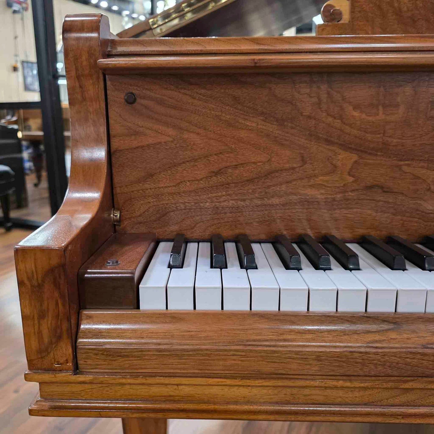 1942 Knabe 5' Wood Finish Baby Grand Piano with Self-Playing QRS System