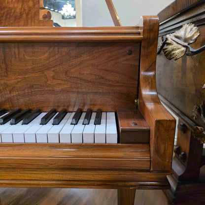 1942 Knabe 5' Wood Finish Baby Grand Piano with Self-Playing QRS System