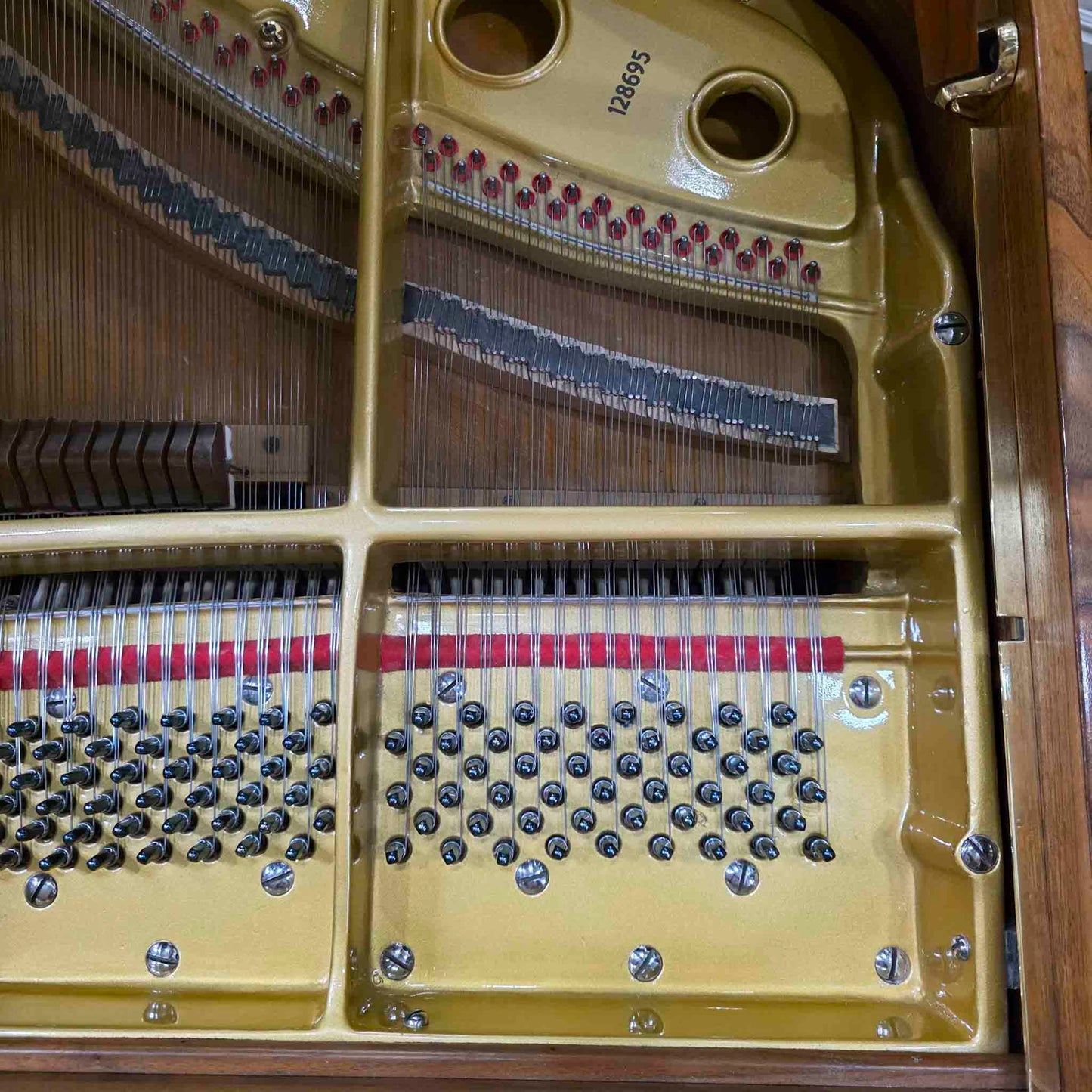 1942 Knabe 5' Wood Finish Baby Grand Piano with Self-Playing QRS System