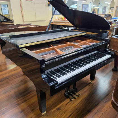 CURRENT SHOP WORK 2005 Remington RG-185 6'1" Polished Black Commissioned Grand Piano