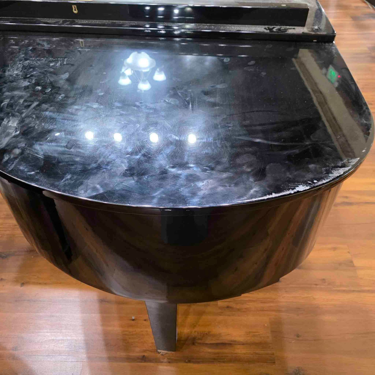 CURRENT SHOP WORK 2005 Remington RG-185 6'1" Polished Black Commissioned Grand Piano