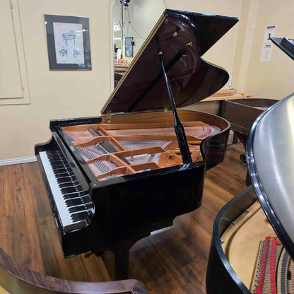 CURRENT SHOP WORK 2005 Remington RG-185 6'1" Polished Black Commissioned Grand Piano
