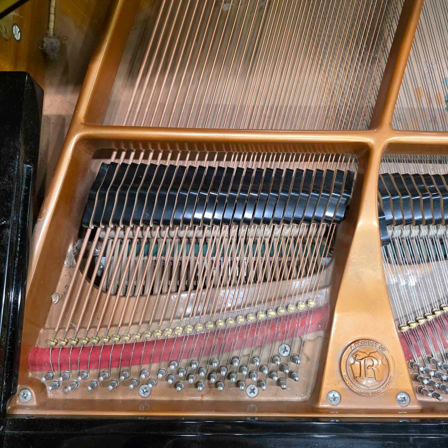 CURRENT SHOP WORK 2005 Remington RG-185 6'1" Polished Black Commissioned Grand Piano