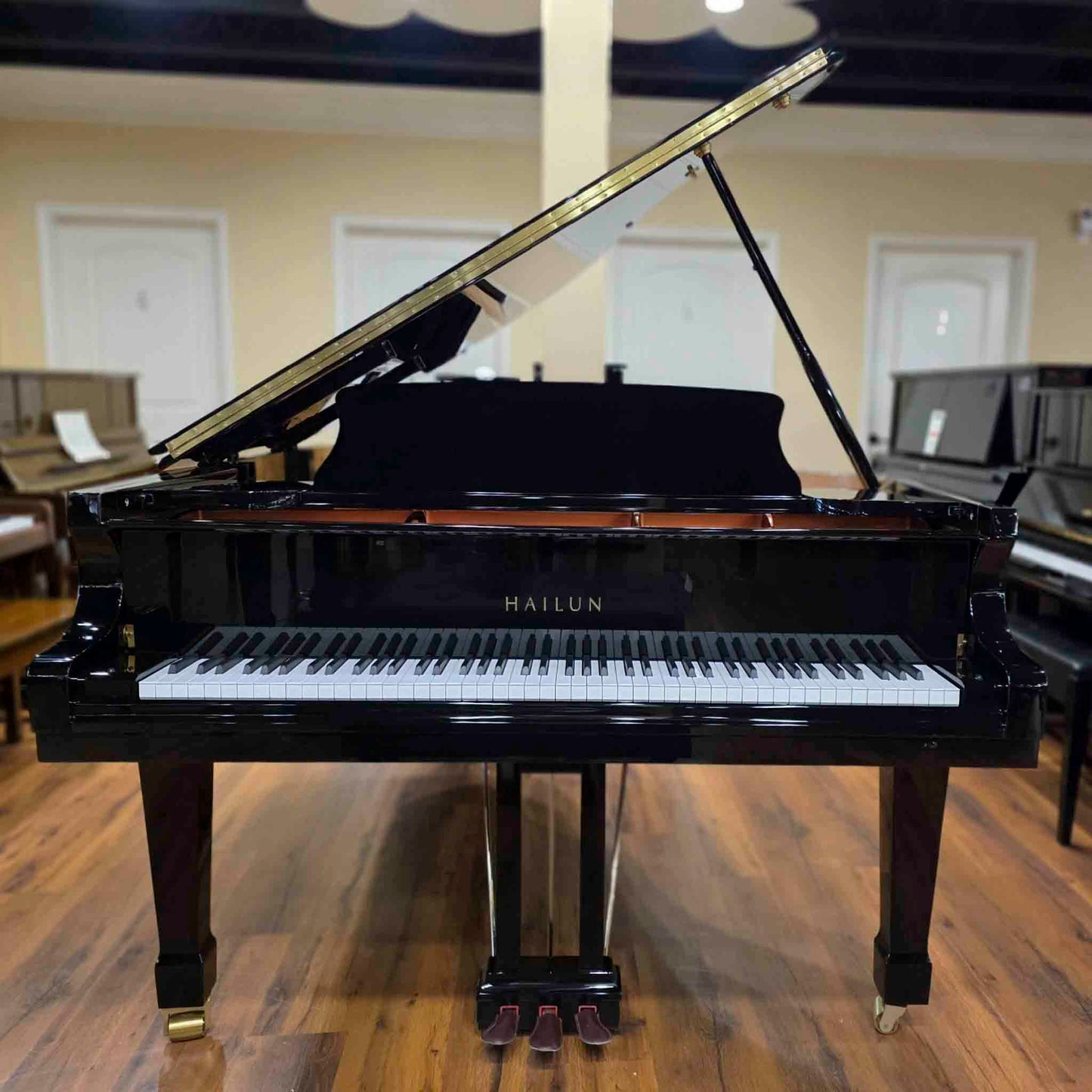 Hailun 198 6'6" Polished Black Grand Piano