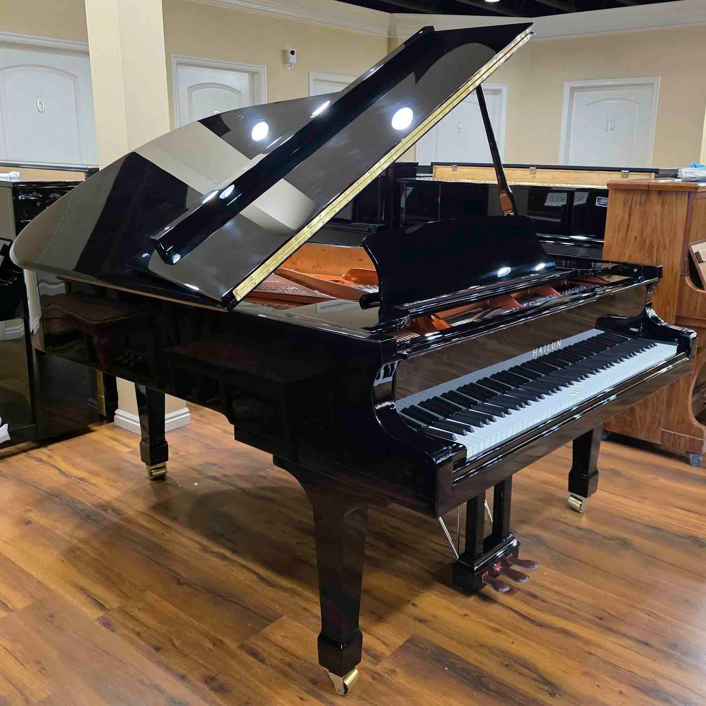 Hailun 198 6'6" Polished Black Grand Piano