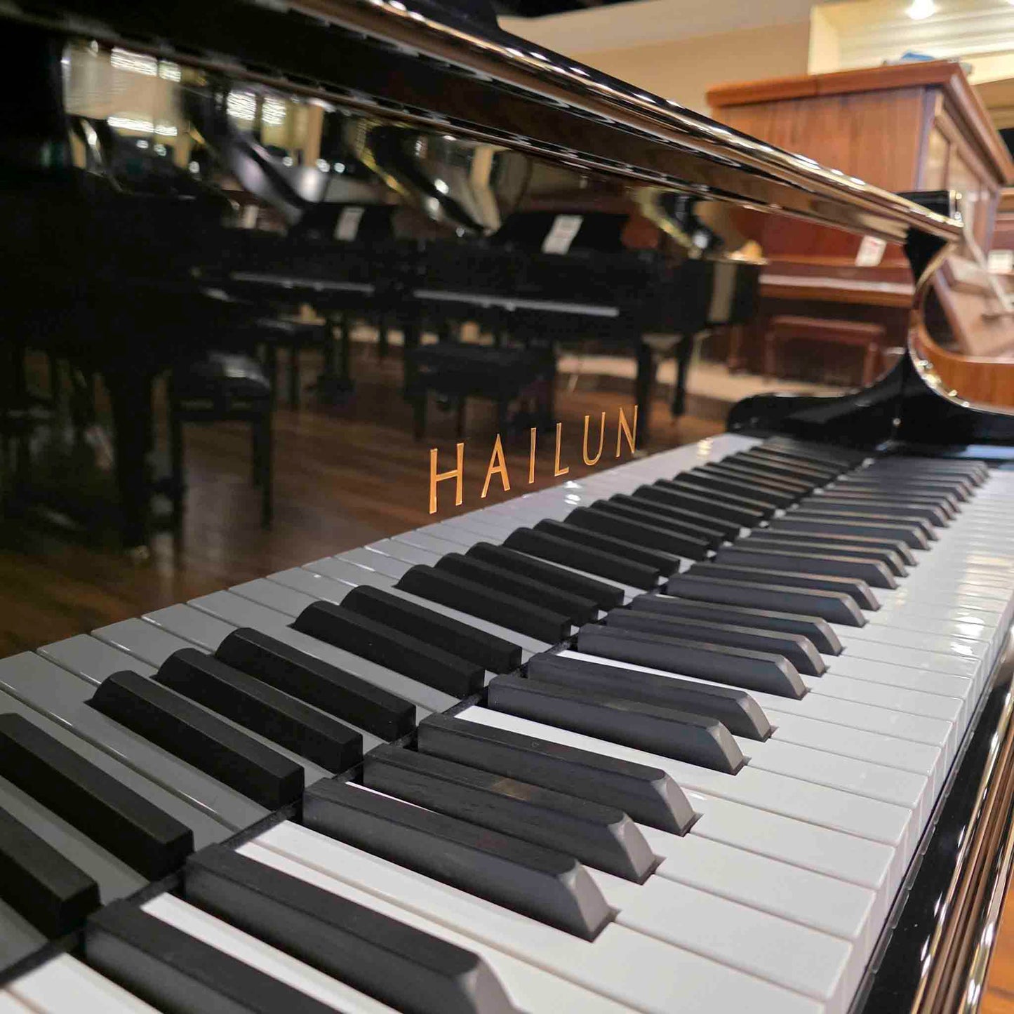 Hailun 198 6'6" Polished Black Grand Piano