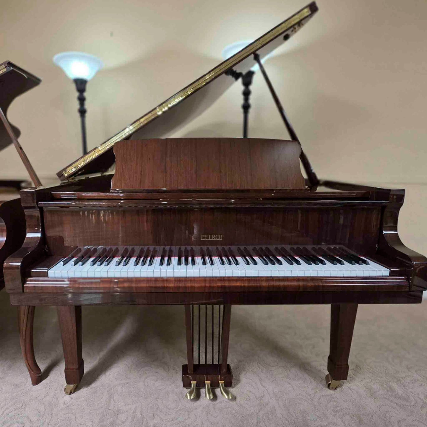 1996 Petrof 5'8" Polished Walnut Grand Piano