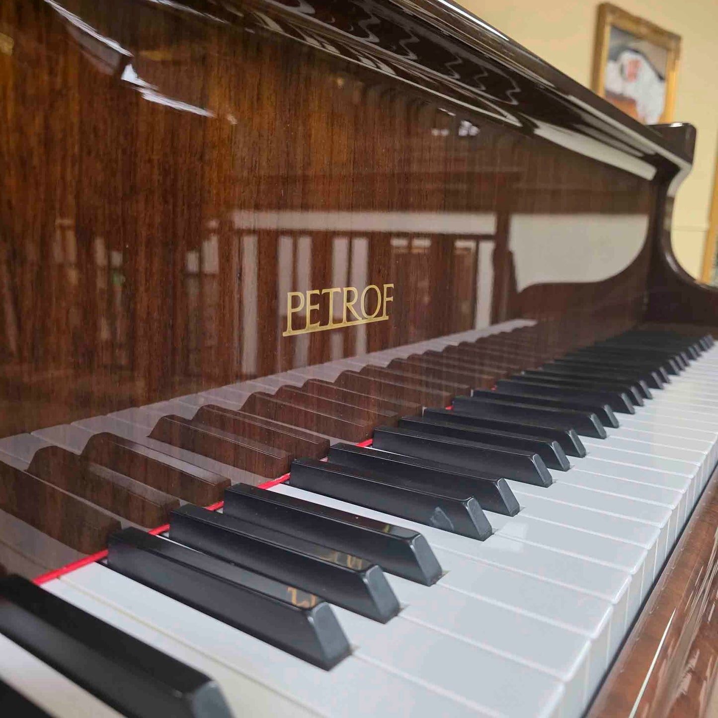 1996 Petrof 5'8" Polished Walnut Grand Piano