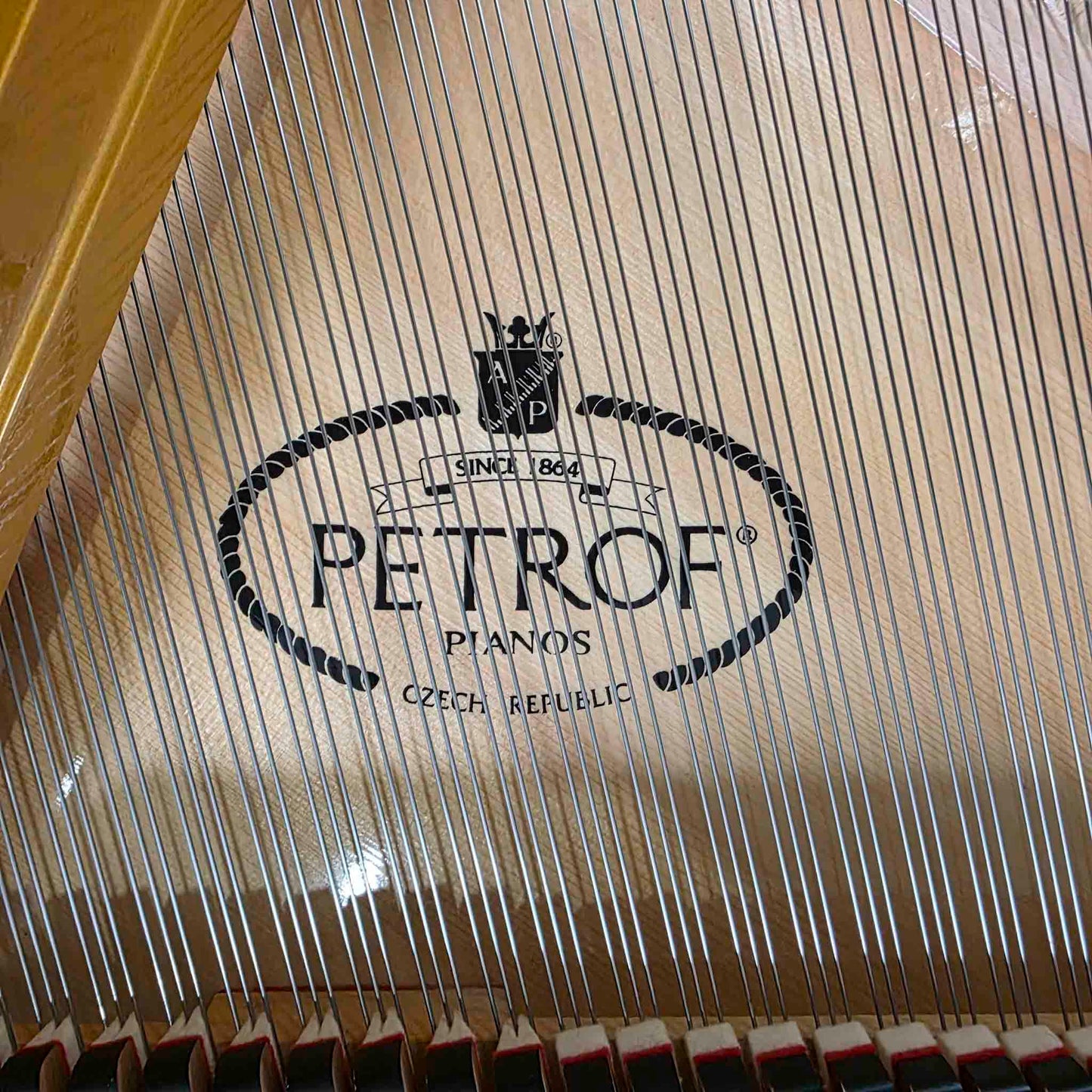 1996 Petrof 5'8" Polished Walnut Grand Piano