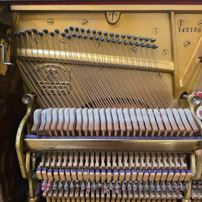 AVAILABLE TO RESTORE: CALL FOR CUSTOM PRICING - 1910 Steinway & Sons 53" Mahogany Finish Upright Piano