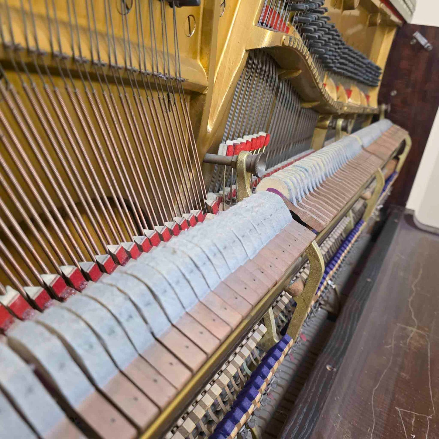 AVAILABLE TO RESTORE: CALL FOR CUSTOM PRICING - 1910 Steinway & Sons 53" Mahogany Finish Upright Piano