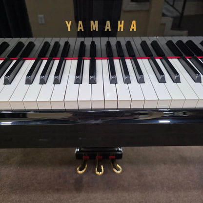 HEIRLOOM RESTORATION 2001 Yamaha C3 6'1" Polished Black Commissioned Grand Piano with Self-Playing QRS System