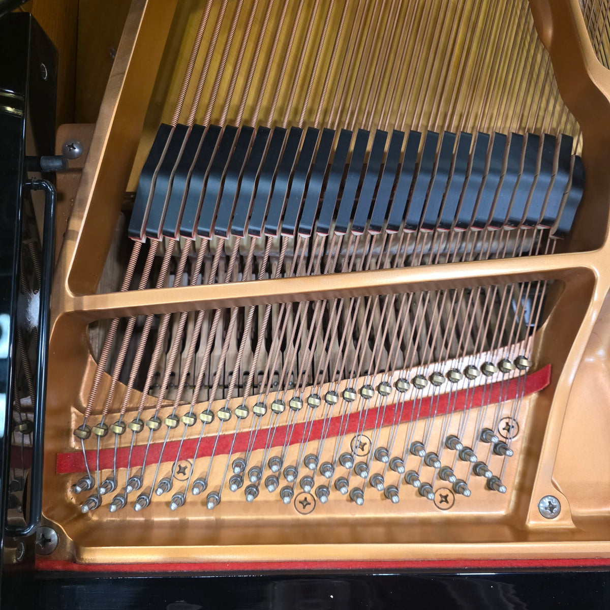 HEIRLOOM RESTORATION 2001 Yamaha C3 6'1" Polished Black Commissioned Grand Piano with Self-Playing QRS System