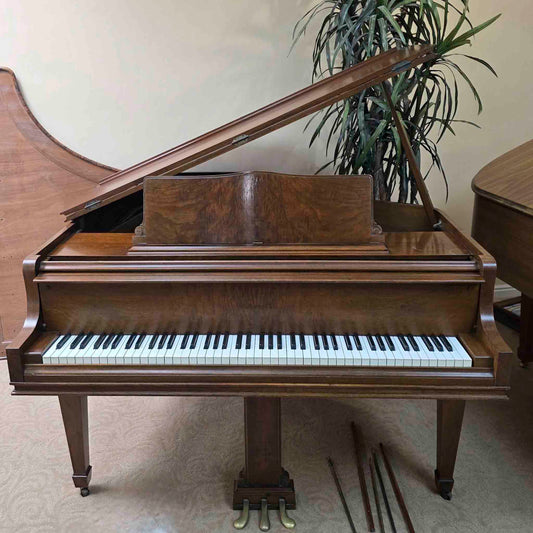 AVAILABLE TO RESTORE: CALL FOR CUSTOM PRICING - 1947 Knabe 5'1" Wood Finish Baby Grand Piano