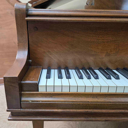 AVAILABLE TO RESTORE: CALL FOR CUSTOM PRICING - 1947 Knabe 5'1" Wood Finish Baby Grand Piano