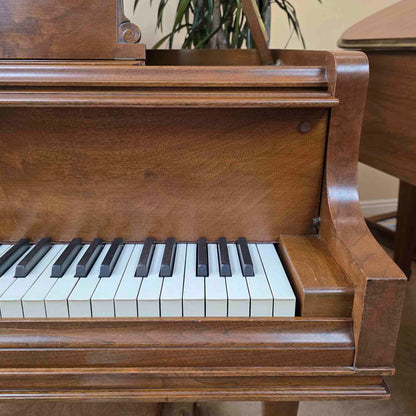 AVAILABLE TO RESTORE: CALL FOR CUSTOM PRICING - 1947 Knabe 5'1" Wood Finish Baby Grand Piano
