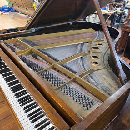 CURRENT SHOP WORK 1924 Steinway & Sons Model L 5'10" Wood Finish Commissioned Grand Piano