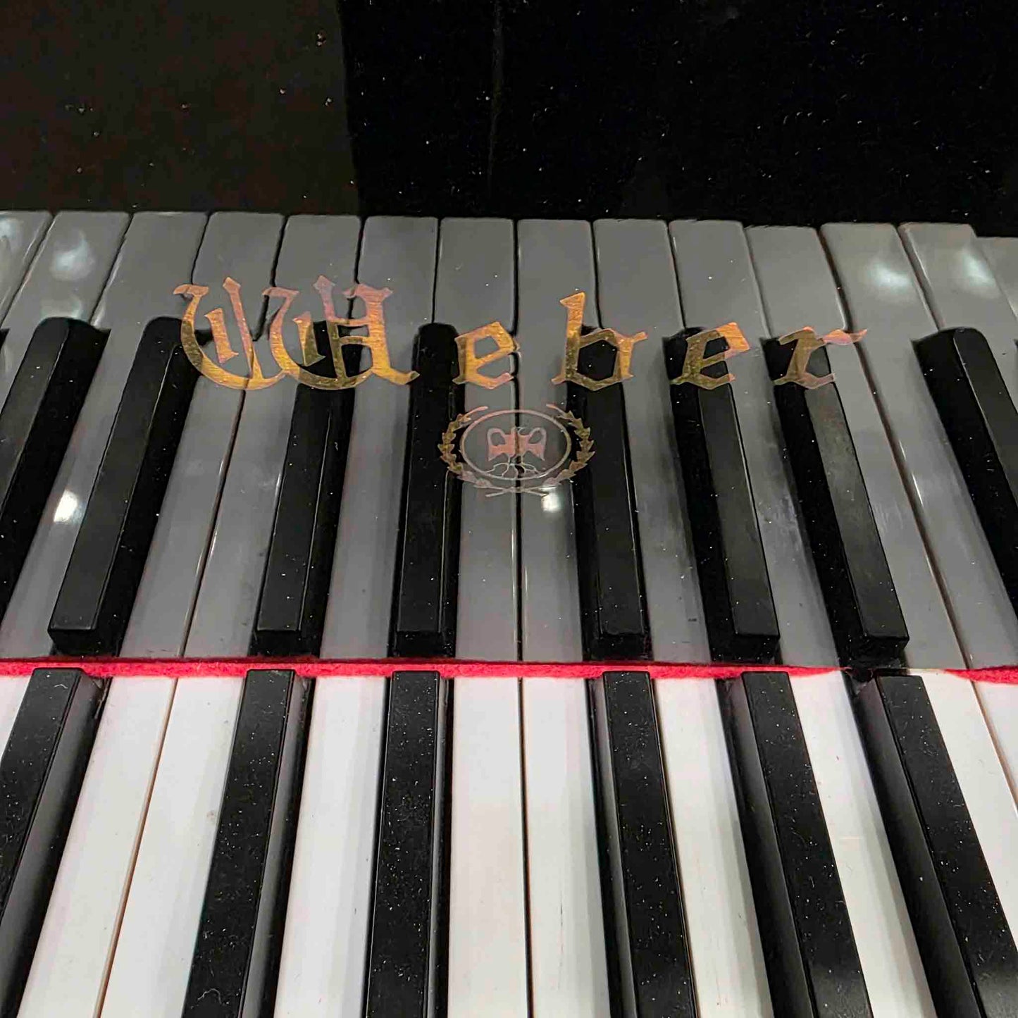 CURRENT SHOP WORK 2004 Weber WG-150 4'11" Polished Black Commissioned Baby Grand Player Piano