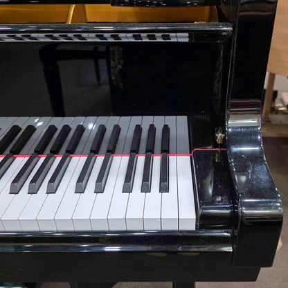 CURRENT SHOP WORK 2004 Weber WG-150 4'11" Polished Black Commissioned Baby Grand Player Piano