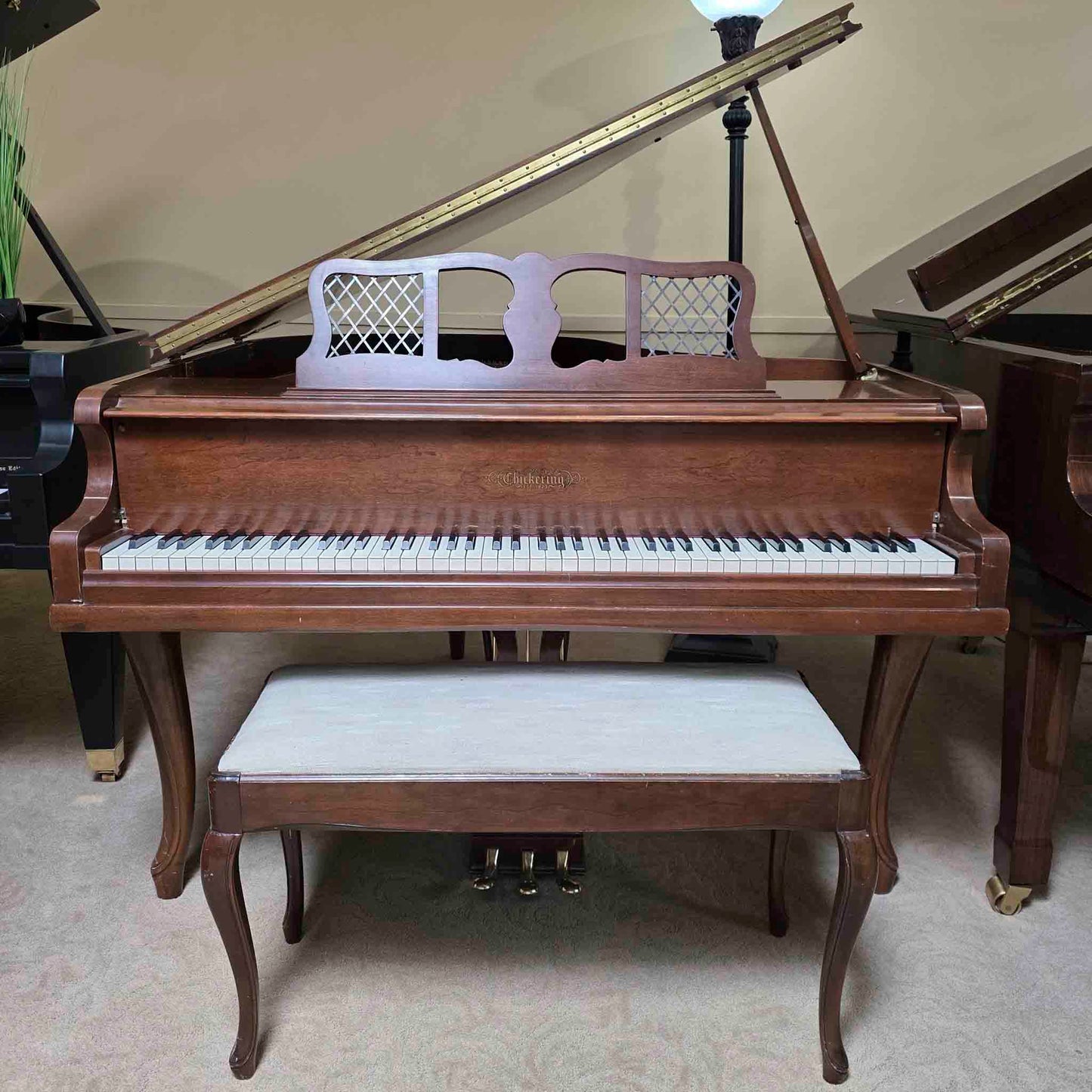 HEIRLOOM RESTORATION 1968 Chickering 5' Wood Finish Commissioned Grand Piano