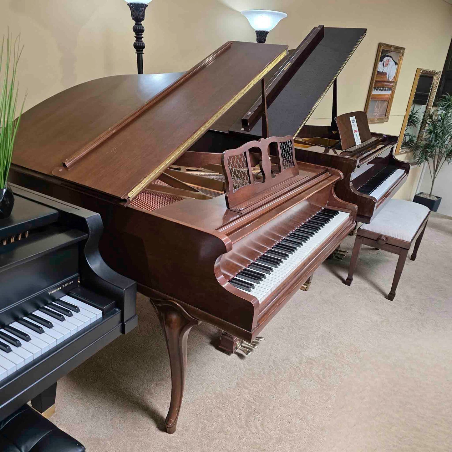 HEIRLOOM RESTORATION 1968 Chickering 5' Wood Finish Commissioned Grand Piano