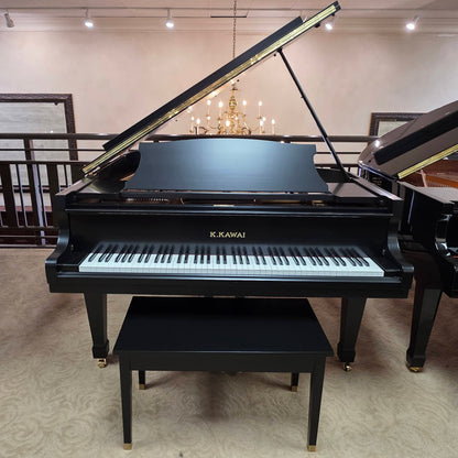 1982 Kawai KG-3D 5'10" Satin Black Grand Piano