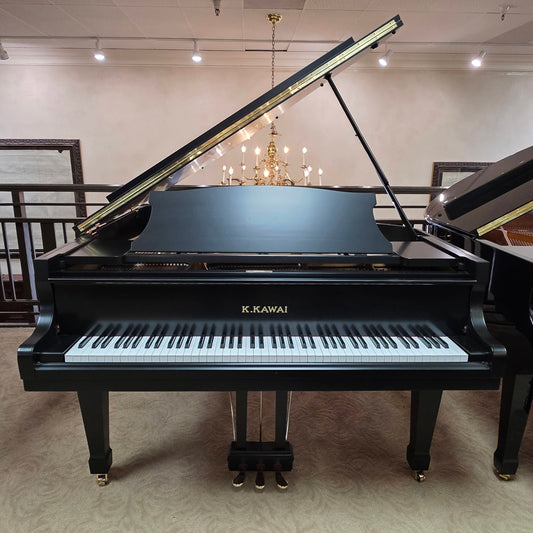 1982 Kawai KG-3D 5'10" Satin Black Grand Piano