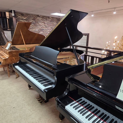 1982 Kawai KG-3D 5'10" Satin Black Grand Piano