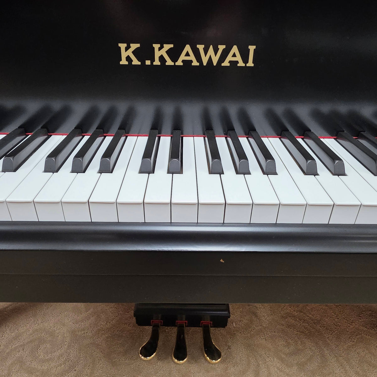 1982 Kawai KG-3D 5'10" Satin Black Grand Piano