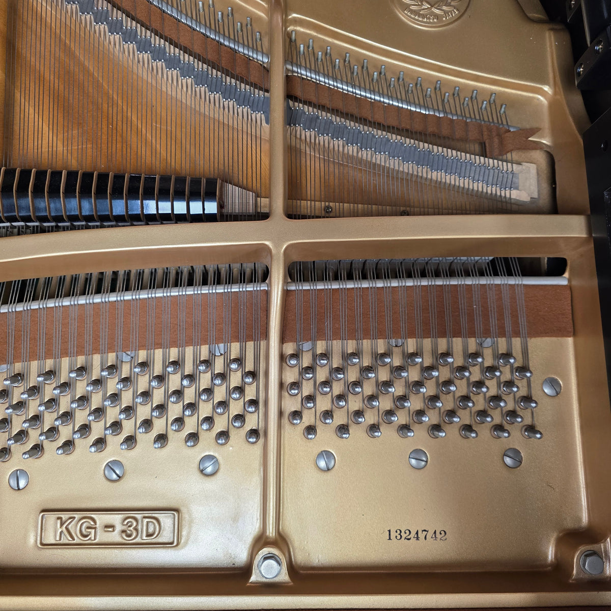 1982 Kawai KG-3D 5'10" Satin Black Grand Piano