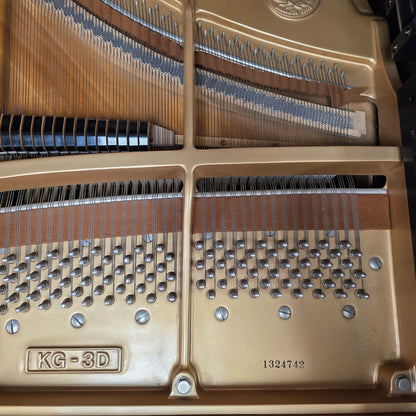 1982 Kawai KG-3D 5'10" Satin Black Grand Piano