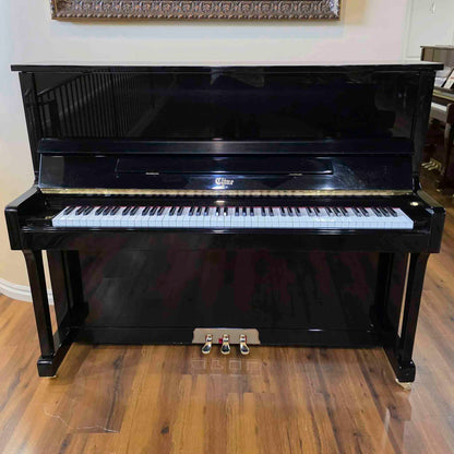 2015 Cline 121 48" Polished Black Upright Piano