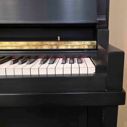 HEIRLOOM RESTORATION 1920 Howard 51" Satin Black Commissioned Upright Piano