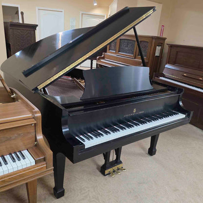 HEIRLOOM RESTORATION 1983 Steinway & Sons Model L 5'10" Satin Black Commissioned Grand Piano