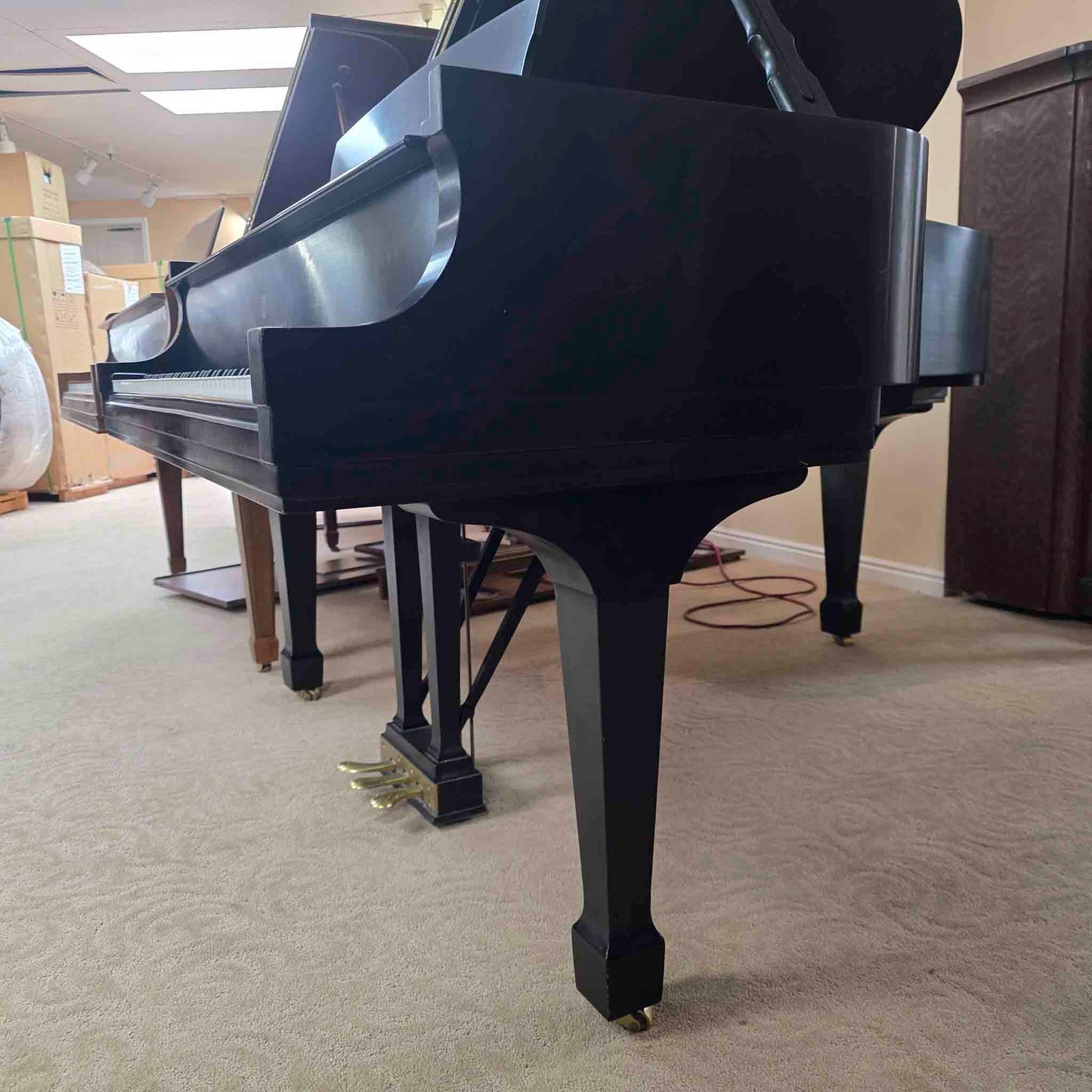 HEIRLOOM RESTORATION 1983 Steinway & Sons Model L 5'10" Satin Black Commissioned Grand Piano