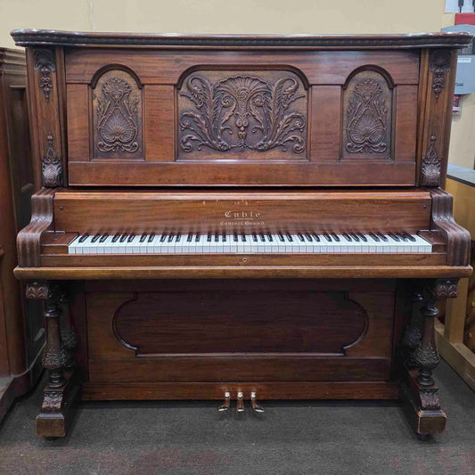 CURRENT SHOP WORK 1893 Cable 60" Wood Finish Commissioned Upright Piano